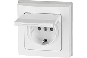 ADAKAT Gniazdo podtynkowe IP44 – All-in-One – C1 białe matowe