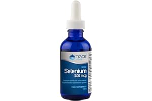 ‎TRACE MINERALS Trace Minerals Ionisches Selen 300 mcg | Herz-Kreislauf & Hormonfunktion Antioxidans Schilddrüse Immunsystem | Selen Hochdosiert & Ionische Spurenelemente | Hefefrei |59 ml