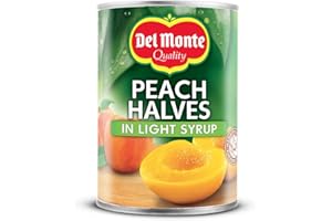 Del Monte Peach Halves in Syrup 420 g (Pack of 12)