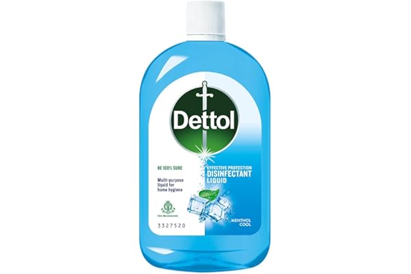 Dettol Liquid Disinfectant for Floor Cleaner, Surface Disinfection (Menthol Cool, 550ml)