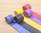 Net Peso: 8g CC * CD - Empuñadura raqueta de tenis absorción del sudor Wrap cinta (negro)