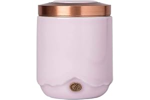 Husdjur urna Mini urna Bränn urnan Husdjur ur Hand keramikhållare urnor, hantverk husdjur urnor, premium urnor, små fuktsäkra gravminnesurnor for mänskliga och husdjursaska hemma eller kyrkogård (fär