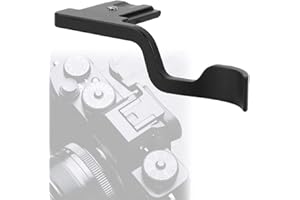 Topiky Poignée Noire en Alliage d'Aluminium Thumb Up pour la Caméra Fuji XT30 X-T30 para FujiFilm X-T1 / X-T2 / X-T3 para FujiFilm X-T10 / X-T20 / X-T30