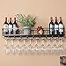 Produktbild MTX Ltd Weinhalter, Weinglas Rack Küche Wand Hing Weinhalter, Weinglas Rack Hängen Cup Rack, Hängen Kelch Regal Kreative Wein Rot Weinhalter, Weinglas Rack Bar Weinhalter, Weinglas Rack, Schwarz,