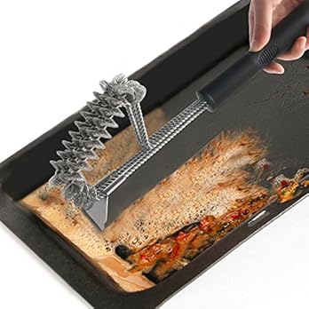 Bbq Grillbrste Und Schaber Okpow Grillbrsten Mit Rutschfestem Langem Griff Fr Mheloses Reinigen Von Grills