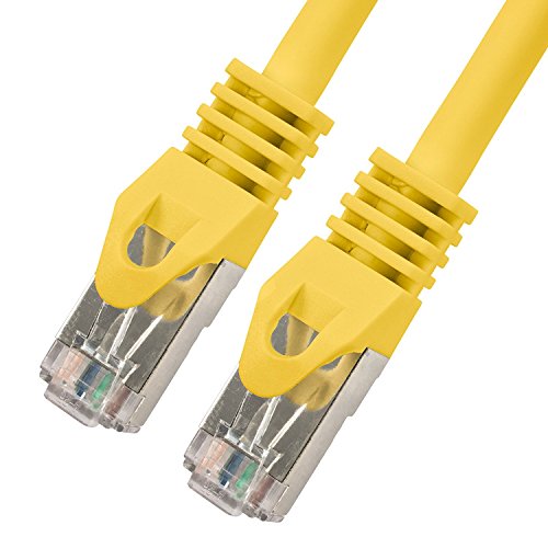 30M – CAT.7 Ethernet Gigabit Lan Netzwerkkabel (RJ45) | 10/100 / 1000Mbit / s – Für das Streaming | SUHD Tv | IPTV | Desktop-PC | Servers | Laptops | Netzwerkdrucker – Halogen frei / 10 Gbs / Qualität | kompatibel zu CAT.5 / CAT.5e / CAT.6 | Switch/Router/Modem/Patchpannel/Access Point/Patchfelder | - 4