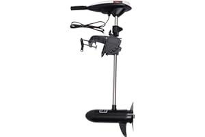 DAIJIUBU Motore elettrico fuoribordo da 12 V, per acqua salata, barche, pescherecci, con elevata forza di spinta da 20 kg