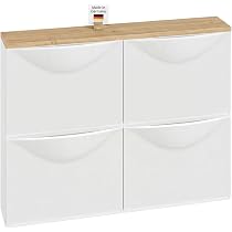 Ikea TRONES Schuhschrank, Weiß, 2-teilig Küche, Haushalt & Wohnen