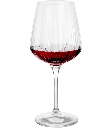 Tognana Aura - Set Di 6 Calici Da Vino Eleganti Da 500ml, Vetro Trasparente Con Design Moderno - Foto 6