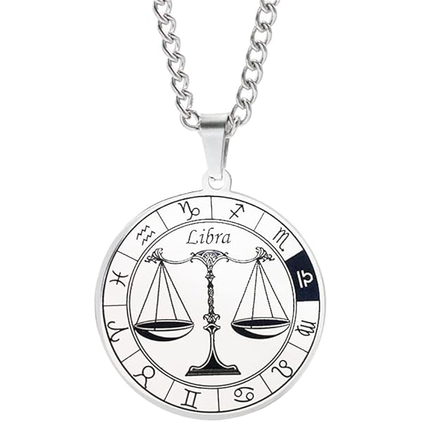 Collier Pendentif Zodiaque Lion Pour Homme - Chaîne 51 Cm, Acier Argenté, Neuf Sous Blister