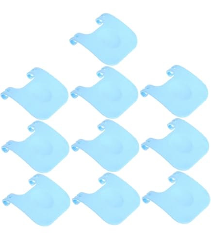 Lot De 8 Fermoirs Pour Cage à Lapin/Chinchilla | Pinces En Plastique Bleu | Fixation Fil Métallique