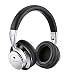 Produktbild Drahtlose Kopfhörer Zinsoko Headphone Bloothooth Noice-Cancelling faltbarer Over-Ear-Kopfhörer mit Mikrofon Lautstärkeregler und harter Schutzhülle für Flugreisen Silber
