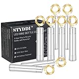 PERFEKTES AMBIENTE: Die hübschen und wunderschönen Flaschenkorken Lichterketten können romantische, friendliche und warme Atmosphäre schaffen, wenn Sie fertig dekoriert haben. Schafft Schönheit und Drama in jeden Bereich Ihres Hauses. Ideal zum Selbermachen, Halloween, Weihnachten, Erntedankfest, Party, Feiertage, Hochzeitsdekoration oder als Geschenk