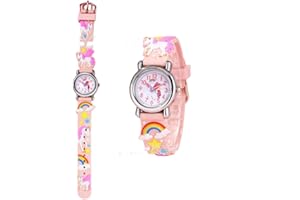 ISABELLA MOON Analogue Quartz Watch with Ceramics Strap Bracelet Girls Boys Toddler Watches Gifts for Kids Birthday Gifts