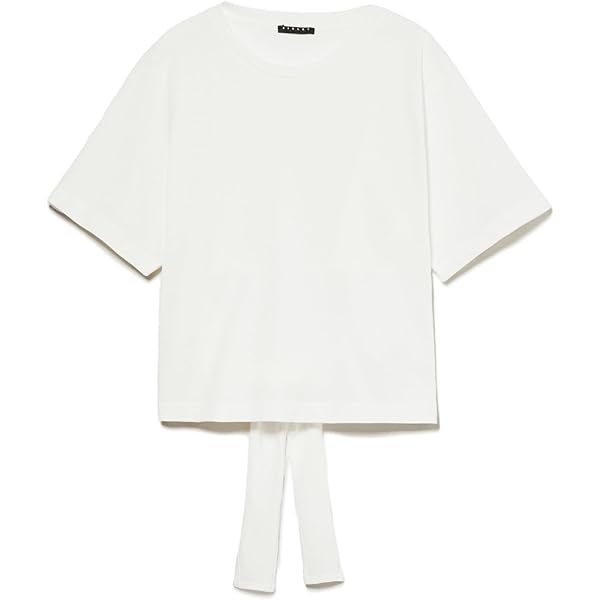 Abito Sisley Donna In Cotone - Corto, Righe E Ricamo - Taglia 44 Bianco - Foto 11