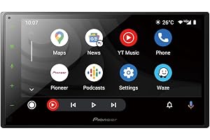 Pioneer SPH-DA360DAB-AN - 2-DIN mediamottagare, kapacitiv 6,8" pekskärm, med Wi-Fi, Apple CarPlay, Android Auto och DAB+, ink