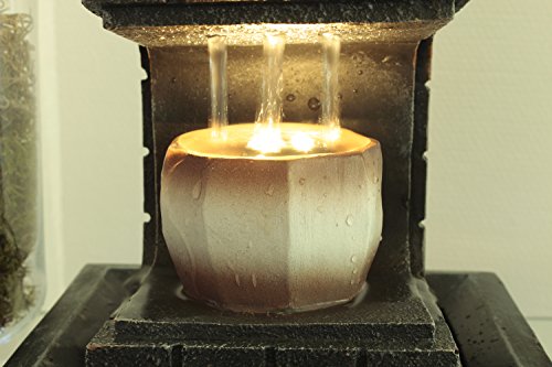 Springbrunnen „Copa“ mit LED Beleuchtung Zimmerbrunnen Zierbrunnen Tischbrunnen - 2