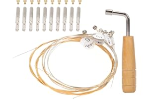 MILISTEN 1 jeu de cordes de lyre, harpe de lyre, accessoires de tourbillon, pour harpe, citharpe, cordier, bois principal