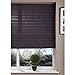 Fabric Roman Shade Window Blind - Cord - Pattern Dark Grey - 100x160cm