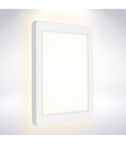 Kosilum – Lampada Da Parete LED Moderna Lunar 18 Cm – Luce Bianca Calda 9W 877lm – IP54 Per Soggiorno, Cucina, Corridoio - 2