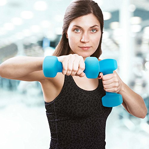 2er-Set Hanteln 0,5kg, 0,75kg, 1kg, 1,5kg, 2kg, 3kg & 4kg / rutschfeste & griffige Neoprenoberfläche »Peso« Kurzhanteln (Aerobic-Gewichte) in verschiedenen Gewichts- und Farbvarianten. Das Hantelset besteht aus 100% Eisen – Die Gewichte bzw. das Kurzhantel-Set eignen sich für Gymnastik, Fitnesstraining, Physiosport & Heimtraiing. Das Hantelpaar ist schön griffig, einfach zu reinigen & resistenz gegen Schweiß & Feuchtigkeit - 7
