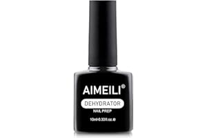 AIMEILI Nail Prep Dehydrator, 10ml Fast Dry Nail Preps for Gel Polish Application with Ease and Reduces Lifting for Longer Lasting, Gel Polish Bonding Base Varnish, Manicure Bonder Liquid