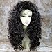 AMAZING SEXY Wild Untamed Long Curly Wig Black Brown Ladies Wigs WIWIGS UK