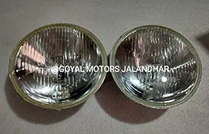 Hella Head Lamps for Maruti Gypsy Mahindra Thar and Jeeps (7 Inches) - Set of 2