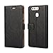 Produktbild casefirst Huawei P9 Wallet Leather Case with Protective Durable Pocket Shell Folio Flip Cell Phone Cover Bag with Card Slots,Cash Pocket,Black