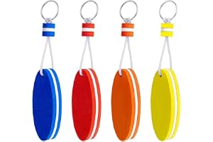 ACOLY 4 st flytande skumnyckelringar, flytande EVA-nyckelringar för båt, kajak, kanot, vattenskoter, fiske, segling, simning