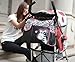 Multifunctional Mummy Handbag Baby Diaper Nappy Changing Bag (Pink Zebra Pattern)