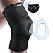 Produktbild 4UMOR Kniebandage, Elastische Atmungsaktiv Kompression Kniebandage Sleeve für mehr Stabilität beim Sport und im Alltag,Schutz Für Meniskus Und Knie Für Herren,Frauen und Männer, Single (L-II)