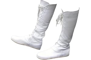 ORANDESIGNE Stivaletti da Uomo Medievali Stivali in Pelle PU Vintage Scarpe Piatte Corte Rinascimento Cavaliere Vichingo Prince Scarpe Cosplay Accessori per Costumi Pirata