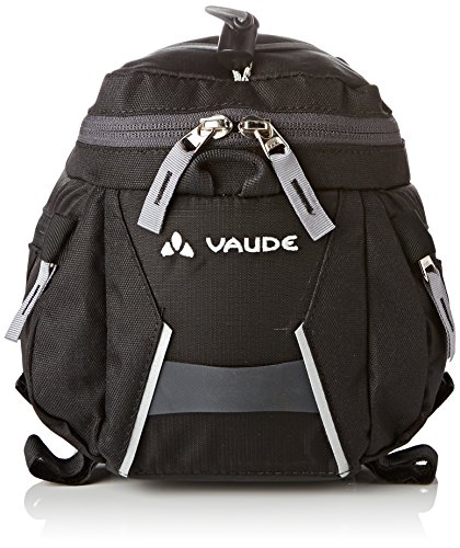 VAUDE Radtasche Silkroad L, Gepäckträgertasche, schwarz, 21x17x31cm, 8+3l - 3
