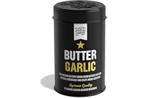 Butter Garlic BBQ Seasoning 175g Handmade Premium Dry Spice Mix for Grilling Roasting Smoking Steak Chicken Vegetables Pasta Butter Garlic Umami Grill Spice Chicken