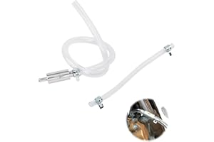 TogtherKings Tuyau de Ravitaillement,Outil de Purge de Frein Hydraulique Tuyau,Voiture Moto Frein Hydraulique,Purge d'embrayage,Aluminium et PVC Tuyau de Purge de Frein,pour Voiture, Moto