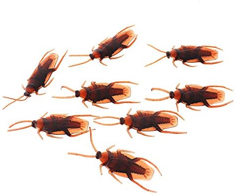 ESOONS April Fools' Day Prop 50/100pcs Cockroach Simulation Funny Toy