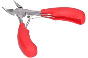 CIKONIELF URRNDD Zahnschneidezange für Schweine Edelstahlmaterial Geeignet Zum Abschneiden der Babyzähne von Kleintieren Wie Ferkel/Kaninchen Zuchtausrüstung(rot) dauerhaft