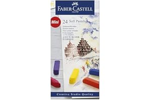 FABER-CASTELL Goldfab 128224 4005401282242 - Pastelli morbidi da 24 colori assortiti