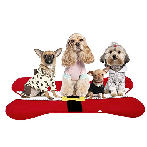 Ohuhu-Christmas-Bone-shaped-Dog-Mat-Feeding-Mat