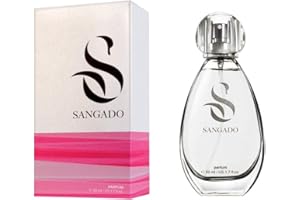 SANGADO Gardenia e Muschio Profumo per Donne, Lunga Durata 8-10 ore, Fragranza Lussuosa, Chypre Floreale, Preziose Essenze Francesi, Extra-Concentrato (Parfum), Spray da 50 ml, Un Grande Regalo