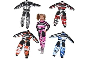 WULF STRATOS GLOVES ENFANTS pour moto Race Convient Wulfsport Camo Combinaison de pilote auto et moto Cubs Kart Quad MX Motocross Junior Nouveau Costume globale toutes les couleurspour enfant Style camouflage