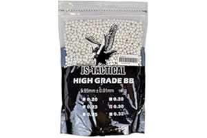 FUNGOTO JS-TACTICAL Busta Pallini Softair Sniper 0,30G Bianchi JS-BB0.30