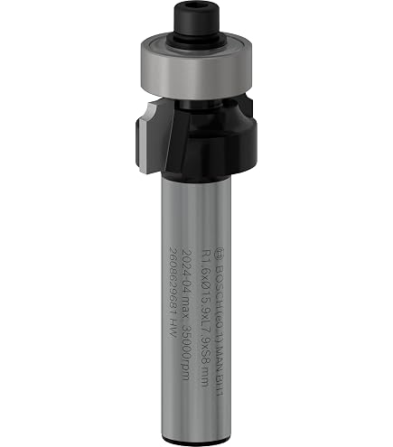 Houtbewerkingsfrees – R1/R2/R3 – 4 Tanden – Wolfraamstaal – 1/4 Inch Schacht – Voor Het Bijsnijden Van Randen – Voor Diverse Diktes