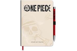Grupo Erik Cuaderno One Piece : Cuaderno A5 lineas con Boli - Diario personal o Journaling notebook A5 | Bloc de notas - Cuadernos tapa dura con marcapáginas, 192 págs - One Piece merchandising