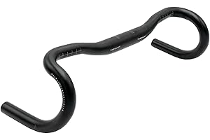 REDSHIFT Kitchen Sink Low Flare Handlebar without Loop for Road, Gravel, Touring, and Commuter Bikes, Aluminum Drop Bar, 31.8mm Clamp, with 20mm of Rise, 41cm Width