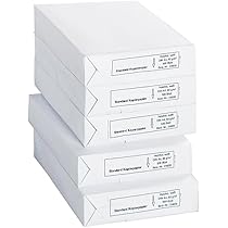 Papier Cartonné Blanc A3 160 G/m² - Lot De 50 Feuilles Lisses - Pour Impression, Arts Créatifs, Bureautique