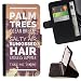 Produktbild FJCases "Palm Trees,Ocean Breeze" Sommer Zitat Tasche Brieftasche Hülle Schale Standfunktion Schutzhülle für LG Class / LG Zero