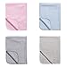 Meyco Baby Blanket 100% Cotton (75 x 100 cm, Stripy Pepita Grey)