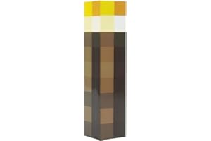 VANILLA UNDERGROUND Minecraft Torch 22oz Kids Botella de agua con tapa de tornillo de plástico